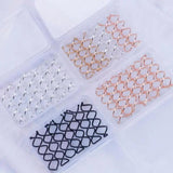 7pcs Silver Hair Clip Bobby Pin Spiral Spin Barrette Boxed Jewelry
