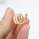 7pcs Silver Hair Clip Bobby Pin Spiral Spin Barrette Boxed Jewelry