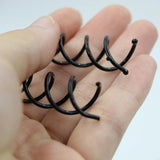 7pcs Silver Hair Clip Bobby Pin Spiral Spin Barrette Boxed Jewelry