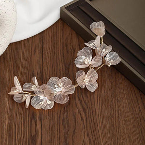 Wedding Flower Hairband Freshwater Pearls Headband