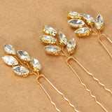 Colourful Crystal Rhinestones Bridal Hair comb Wedding Headpieces