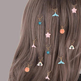 Colorful Star Shell Hairpin Charms Beads Enamel Jewelry