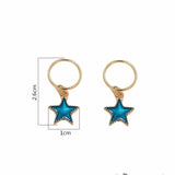Colorful Star Shell Hairpin Charms Beads Enamel Jewelry