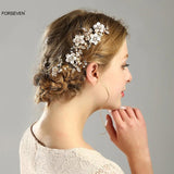 Bride Wedding Flower Headband Hair Jewelry
