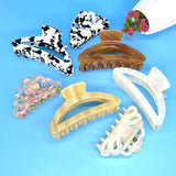 Cow Print Hair Clips Women Boho Jewelry
