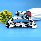 Cow Print Hair Clips Women Boho Jewelry