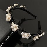 Sweet Pearl Headband Braided Hairpin for Women