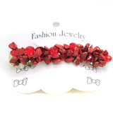 Multicolor Stone Chip Gravel Hairpins for Girls