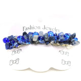 Multicolor Stone Chip Gravel Hairpins for Girls
