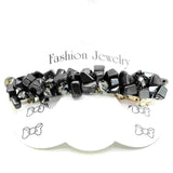 Multicolor Stone Chip Gravel Hairpins for Girls
