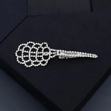 Flower Hair Clips Silver Hair Pins Bride Headpiece Jewelry