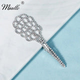 Flower Hair Clips Silver Hair Pins Bride Headpiece Jewelry
