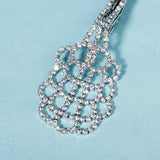 Flower Hair Clips Silver Hair Pins Bride Headpiece Jewelry