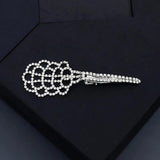 Flower Hair Clips Silver Hair Pins Bride Headpiece Jewelry