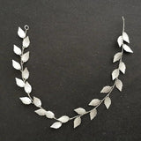 Baroque Style Leaf Pearl Bridal Hair Vine Headband Wedding