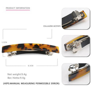 2pcs Hair Clip Barrettes for Women Girls, Tiara Ponytail Holder Office Career
