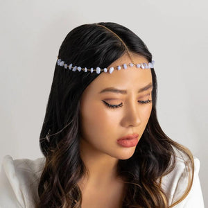 Boho Princess Headband Turquoise Tassel Vintage Hair Band