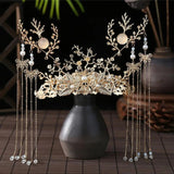Hanfu Tassel Crown Hair Pins Butterfly Jewelry Hair Stick