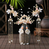 Hanfu Tassel Crown Hair Pins Butterfly Jewelry Hair Stick