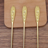 20 PCS Metal Alloy Hair Sticks Hairpins Bridal Headwear DIY Jewelry Accessories