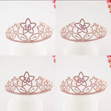 18 Year Old Crown Straps Set Hair Bands Crystal Letters Headdress