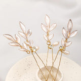 Bride Wedding Headpiece Leaves Hairpin Hair Sticks Hair Jewelry