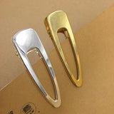 10 PCS Water Drop Hair Clip Gold/Silver Duck Clip Women Jewelry