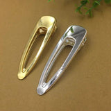 10 PCS Water Drop Hair Clip Gold/Silver Duck Clip Women Jewelry