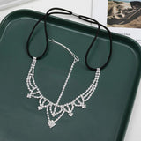 Rhinestone Multi-layer Forehead Head Chain Hair Clips Hair Jewelry for Girl