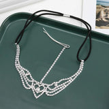 Rhinestone Multi-layer Forehead Head Chain Hair Clips Hair Jewelry for Girl