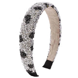 Wide Rhinestone Headband Crystal Stone Hairband Charming Hair Jewelry