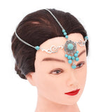 Vintage Red Turquoise Beads Tassel Head Chain