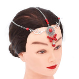Vintage Red Turquoise Beads Tassel Head Chain