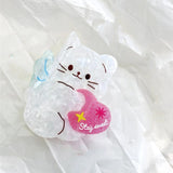 Cartoon Acetic Acid Cat Hair Clips for Women