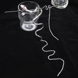 Snake Hairpin Hair Sticks Tassel Rhinestone Punk Headwear Hair Access