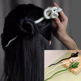 Gothic Snake Hair Stick Jewelry Hairpin punk Style Hair Clip Women Headwear