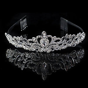 Sparkling Crystal Crown for Wedding Bridal Queen