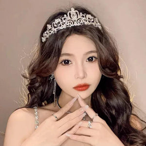 Sparkling Crystal Crown for Wedding Bridal Queen