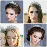 Sparkling Crystal Crown for Wedding Bridal Queen