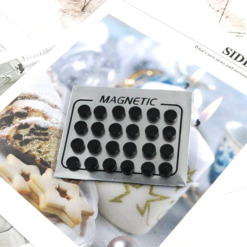 12 Pair Punk Magnet Earring Stud Set 6/8/10mm Round No Pierced Women Men Jewelry
