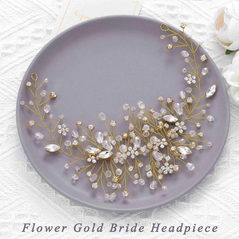 Crystal Headdress Hair Band Bride Jewelry Wedding Dress