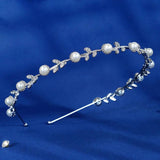 Rhinestone Pearl Headband Bridal Hair Accessories Wedding Tiara
