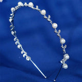 Rhinestone Pearl Headband Bridal Hair Accessories Wedding Tiara