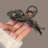 Rhinestone Metal Hair Claw Crab Clip Hairpin Crystal Pearl Hair Accessories