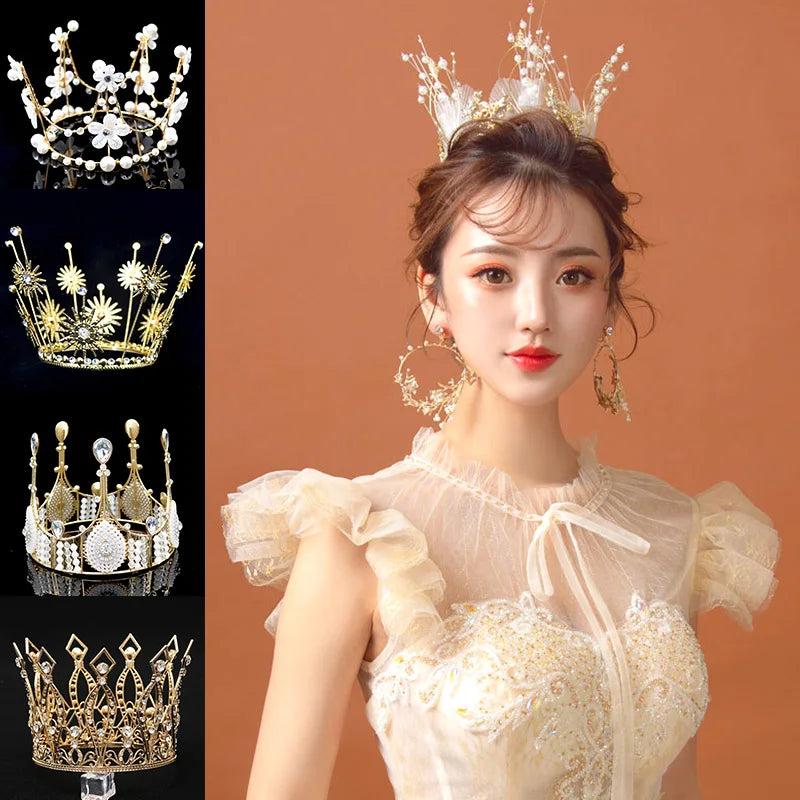 Bridal Rhinestone Crystal Wedding Crown Hair Jewelry