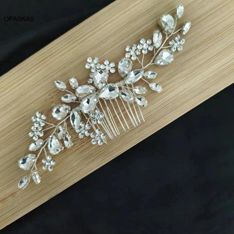 Rhinestone Wedding Hair Comb Tiara Headdress Hairpin