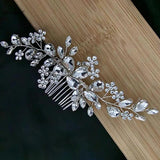 Rhinestone Wedding Hair Comb Tiara Headdress Hairpin