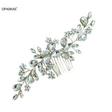 Rhinestone Wedding Hair Comb Tiara Headdress Hairpin