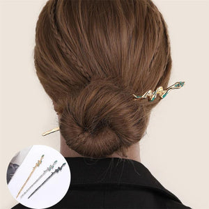 Alloy Snake Hair Sticks Chinese Style Pan Bun Hairpin Hair Jewelry