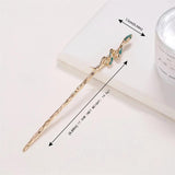 Alloy Snake Hair Sticks Chinese Style Pan Bun Hairpin Hair Jewelry